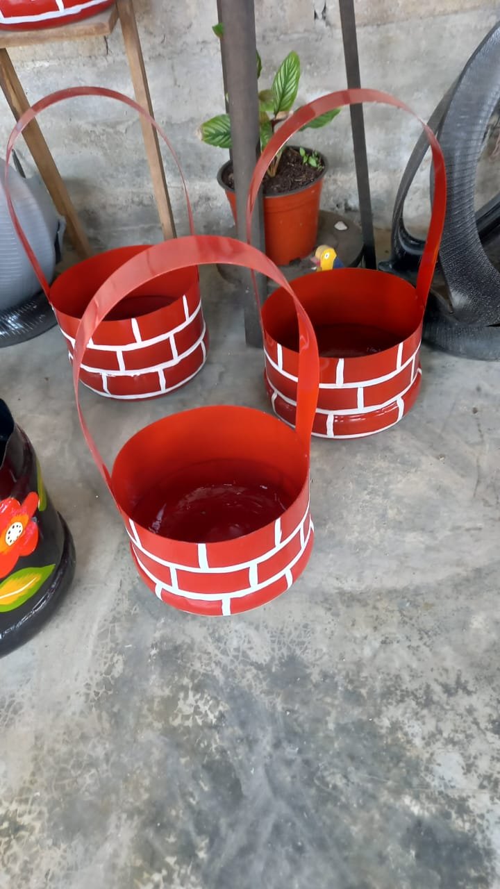 Maceta en forma de pozo